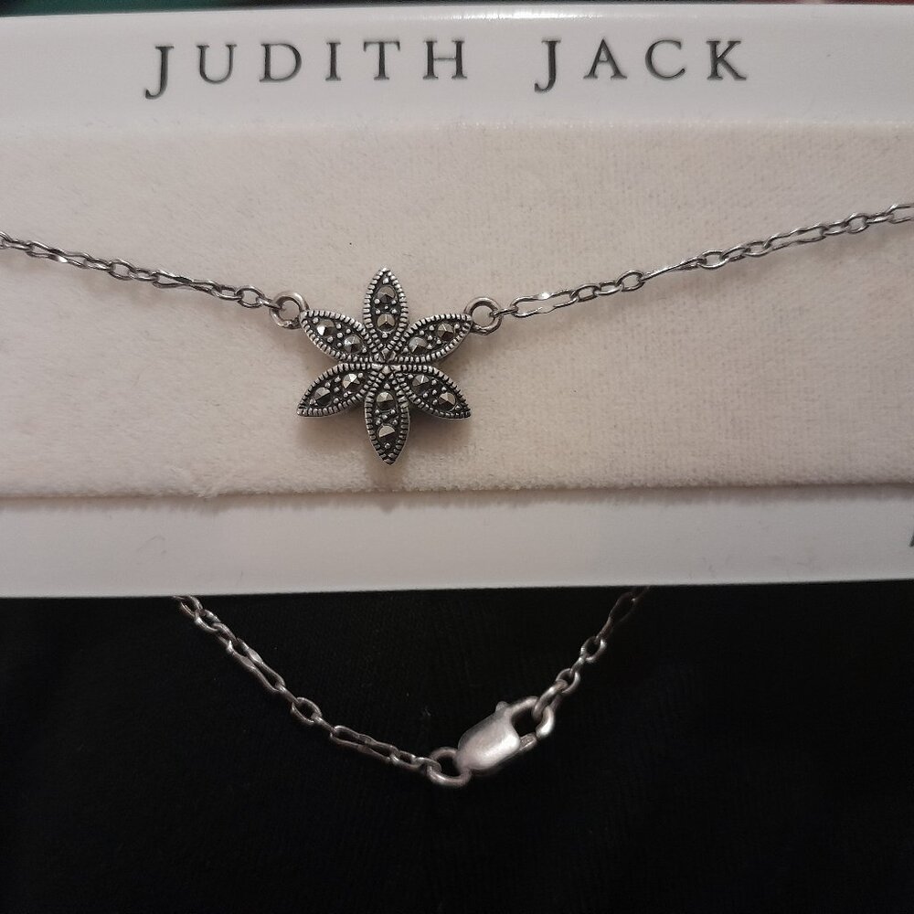 Judith Jack Sterling Silver Marcasite Anklet